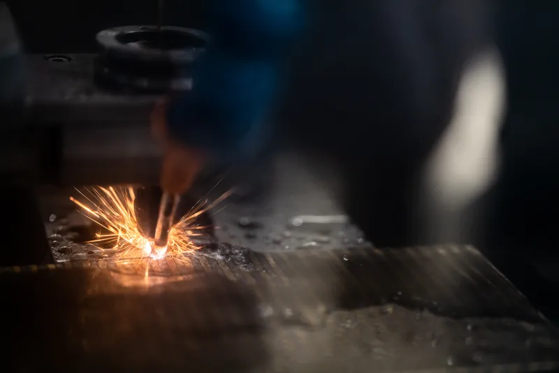 Industrie: Funkenflug